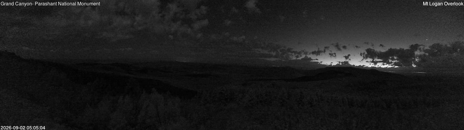 time-lapse frame, Mt Logan webcam