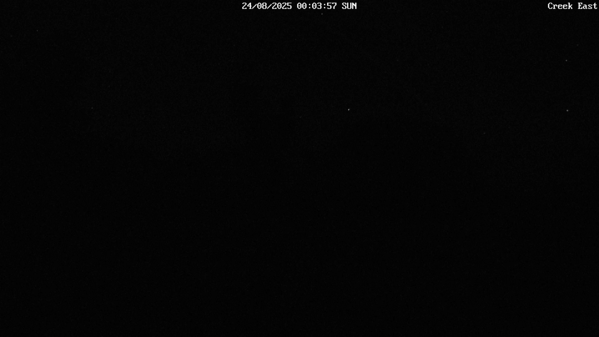 time-lapse frame, CreekCam East webcam