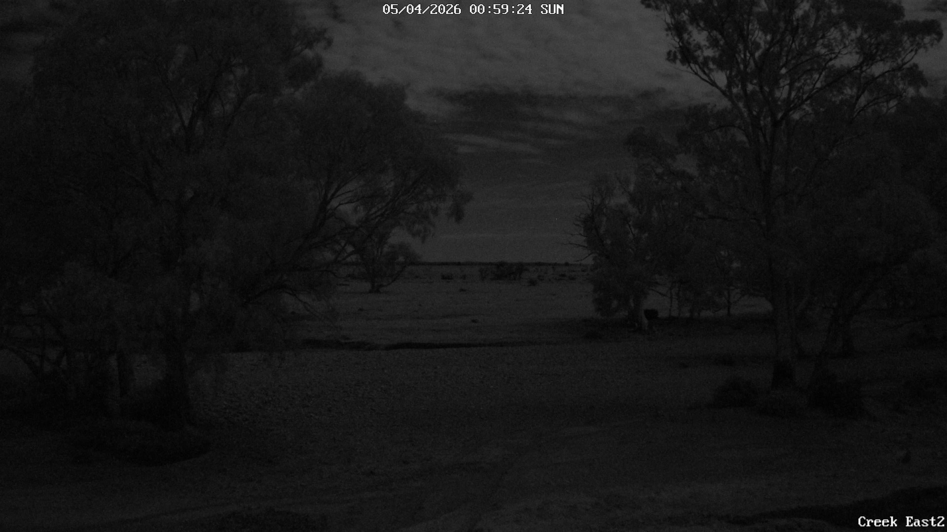 time-lapse frame, CreekCam East webcam