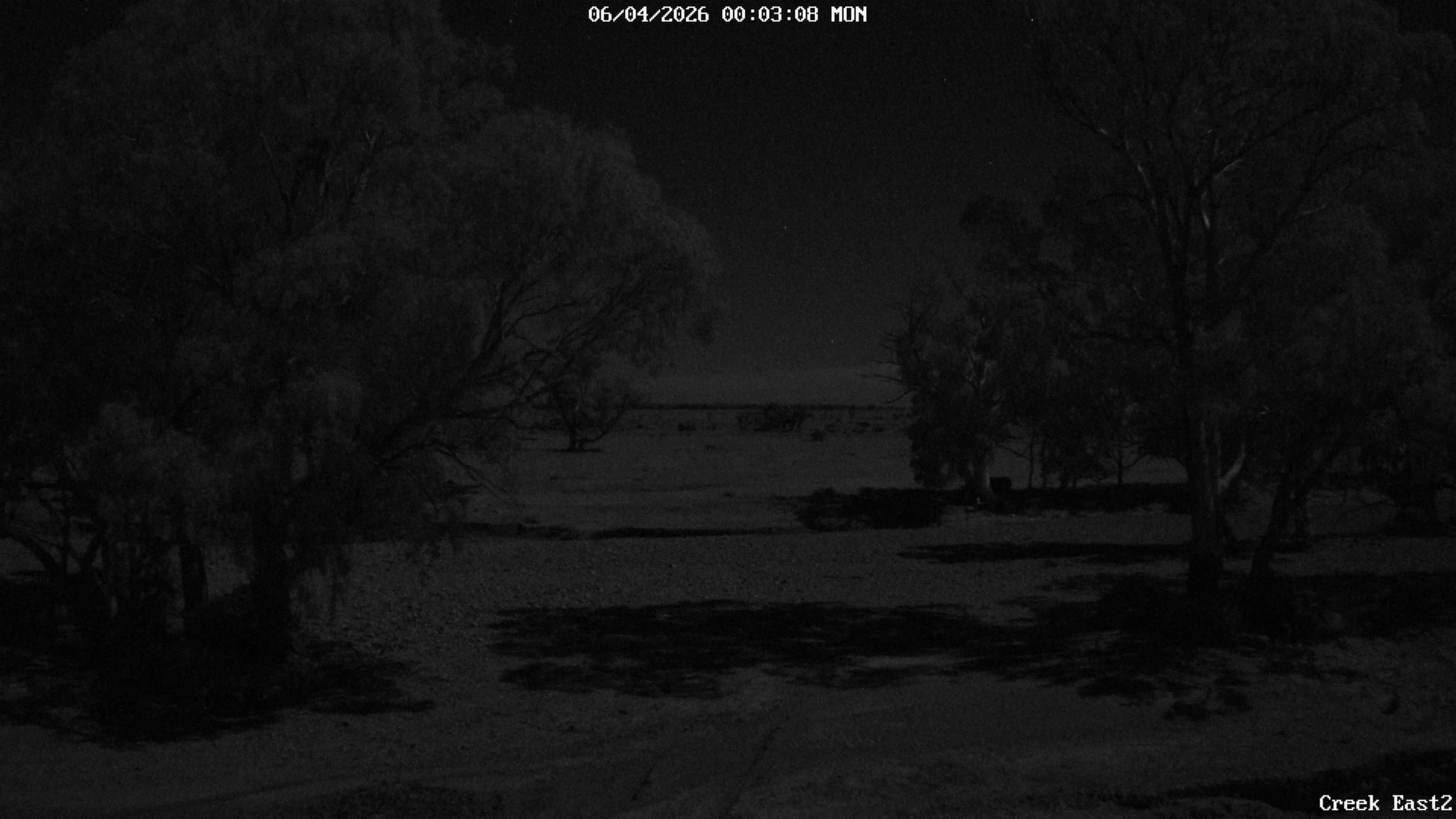 time-lapse frame, CreekCam East webcam