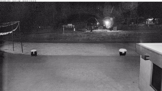 time-lapse frame, Palisades Alpine Lodge webcam