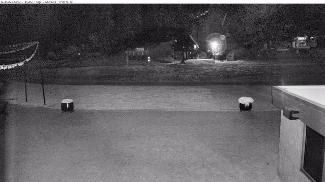 time-lapse frame, Palisades Alpine Lodge webcam