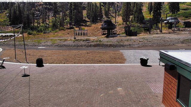 view from Palisades Alpine Lodge on 2026-08-29