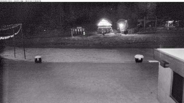 time-lapse frame, Palisades Alpine Lodge webcam