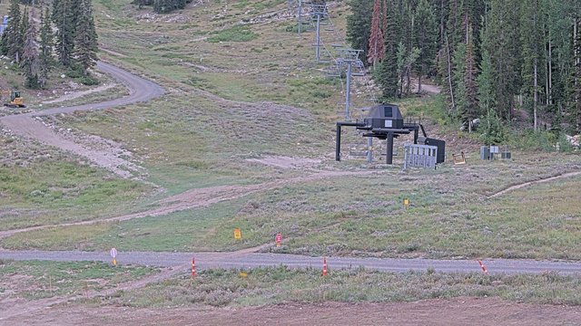 view from Solitude Powderhorn II Lift Line on 2026-08-26