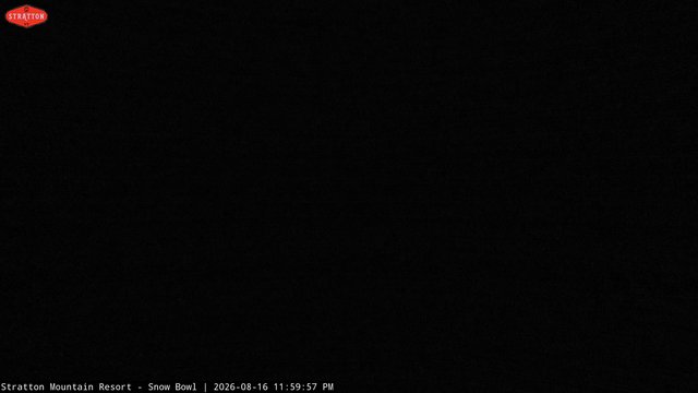time-lapse frame, Stratton Snow Bowl webcam