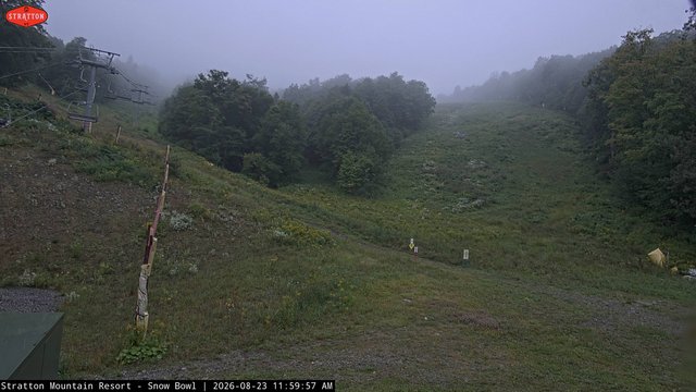 view from Stratton Snow Bowl on 2026-08-23
