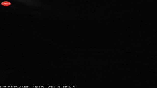 time-lapse frame, Stratton Snow Bowl webcam