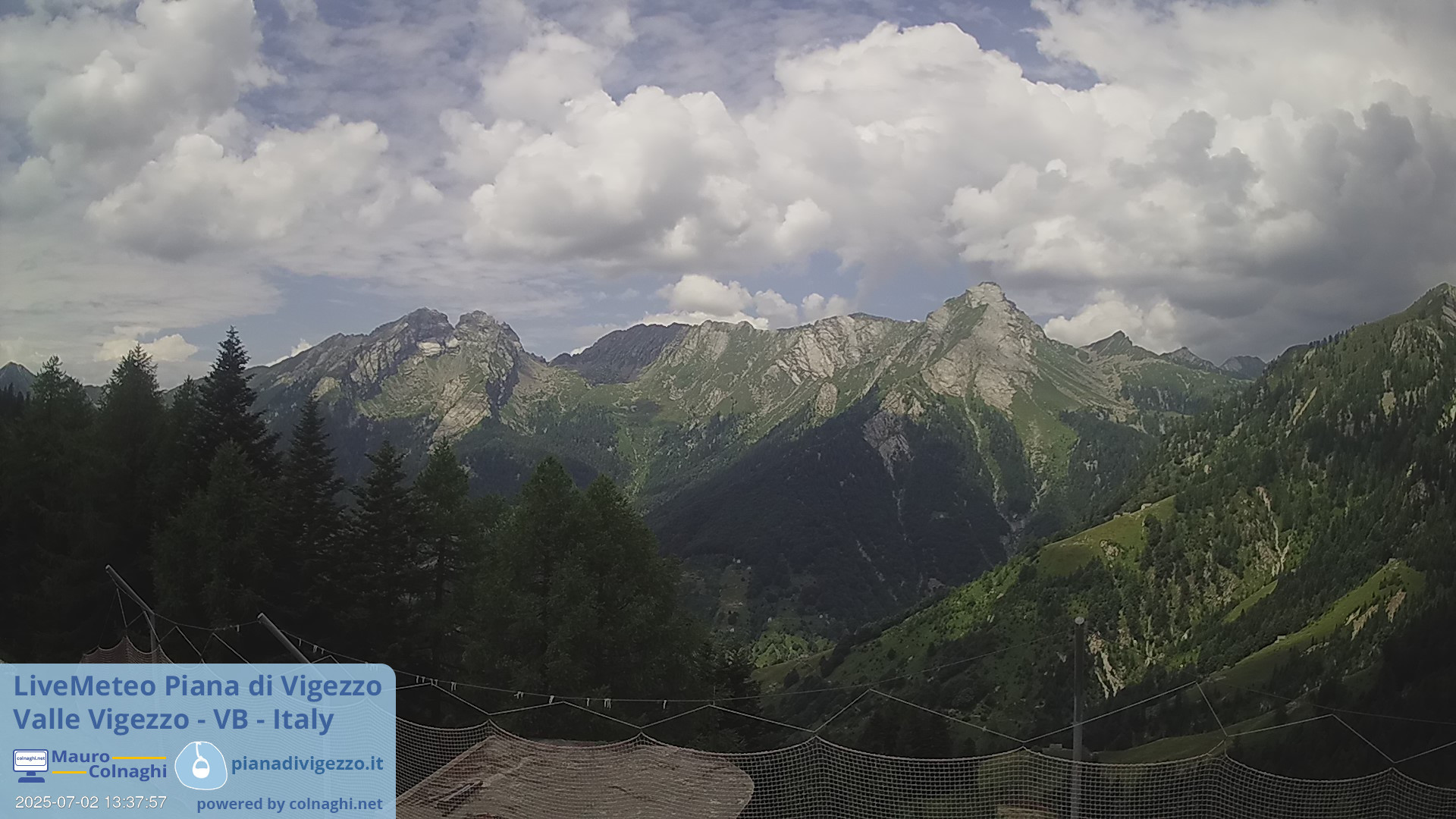 time-lapse frame, Piana Di Vigezzo 3 webcam