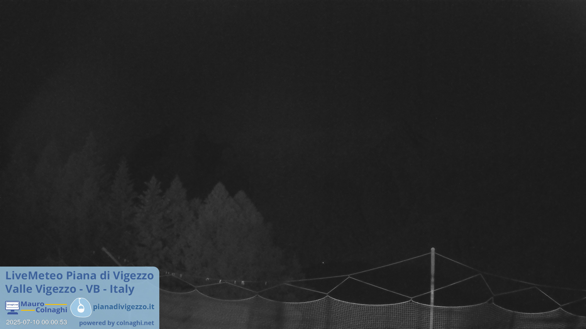 time-lapse frame, Piana Di Vigezzo 3 webcam