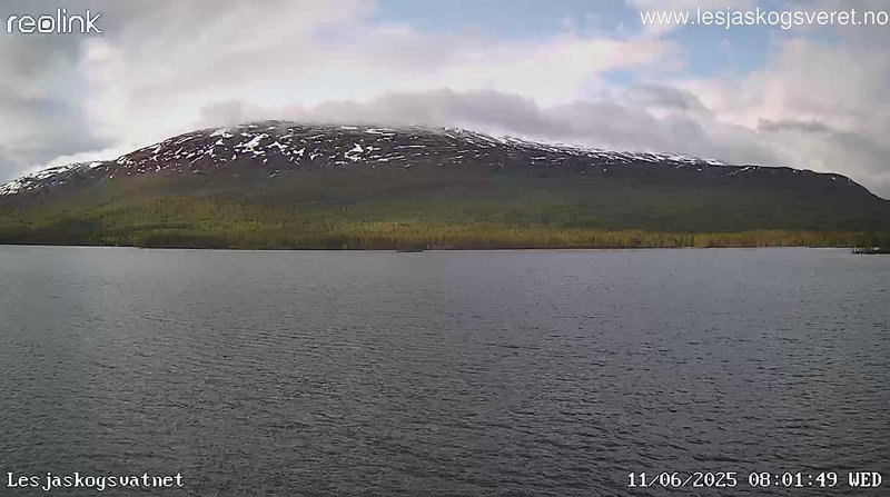 time-lapse frame, Lesjaskogsvatnet webcam