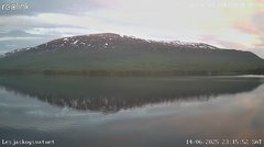 view from Lesjaskogsvatnet on 2025-06-14