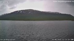 view from Lesjaskogsvatnet on 2025-06-15