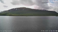 view from Lesjaskogsvatnet on 2025-06-19