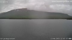view from Lesjaskogsvatnet on 2025-06-23