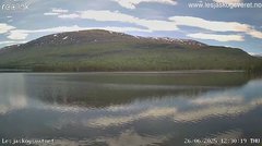 view from Lesjaskogsvatnet on 2025-06-26