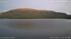 view from Lesjaskogsvatnet on 2025-07-01