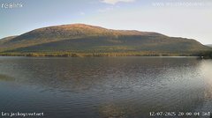 view from Lesjaskogsvatnet on 2025-07-12