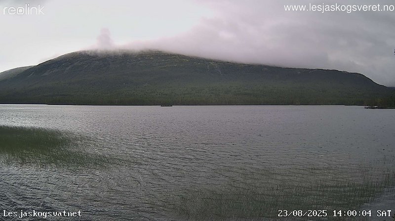 time-lapse frame, Lesjaskogsvatnet webcam