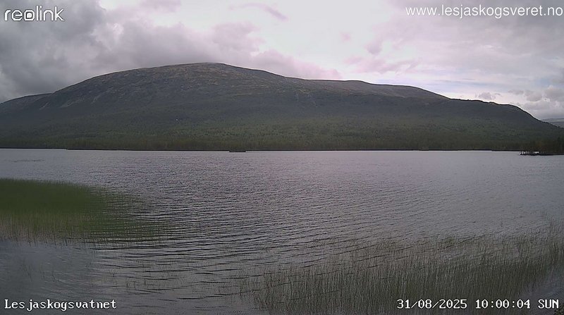 time-lapse frame, Lesjaskogsvatnet webcam