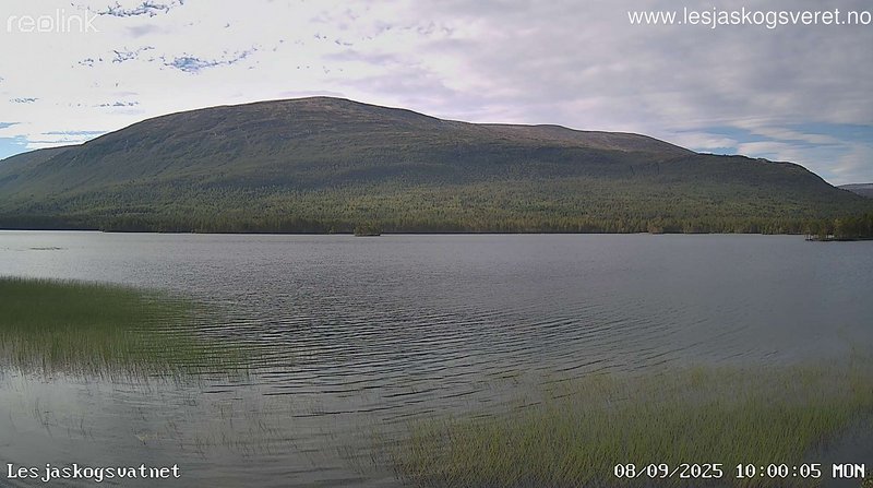 time-lapse frame, Lesjaskogsvatnet webcam