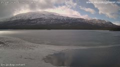 view from Lesjaskogsvatnet on 2026-04-15