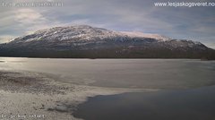 view from Lesjaskogsvatnet on 2026-04-17