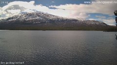 view from Lesjaskogsvatnet on 2026-04-24
