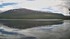 view from Lesjaskogsvatnet on 2026-06-02