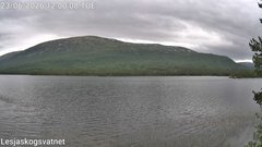 view from Lesjaskogsvatnet on 2026-06-23