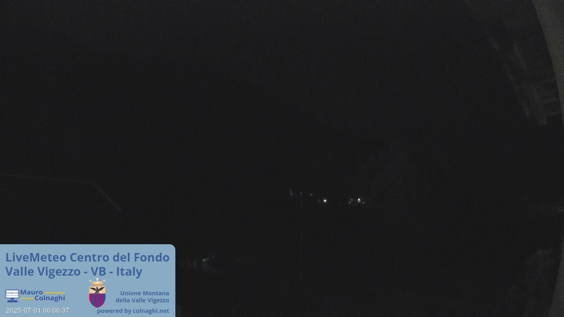 time-lapse frame, Unione Montana Valle Vigezzo webcam