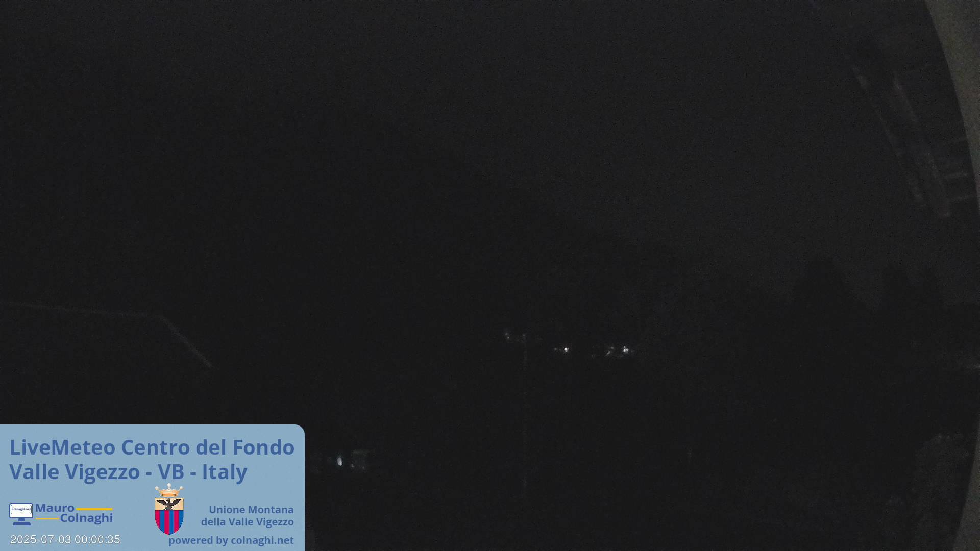 time-lapse frame, Unione Montana Valle Vigezzo webcam