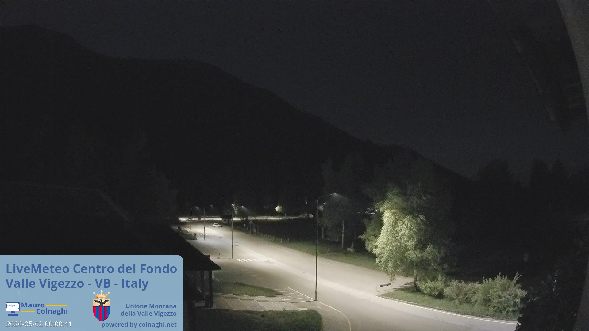 time-lapse frame, Unione Montana Valle Vigezzo webcam