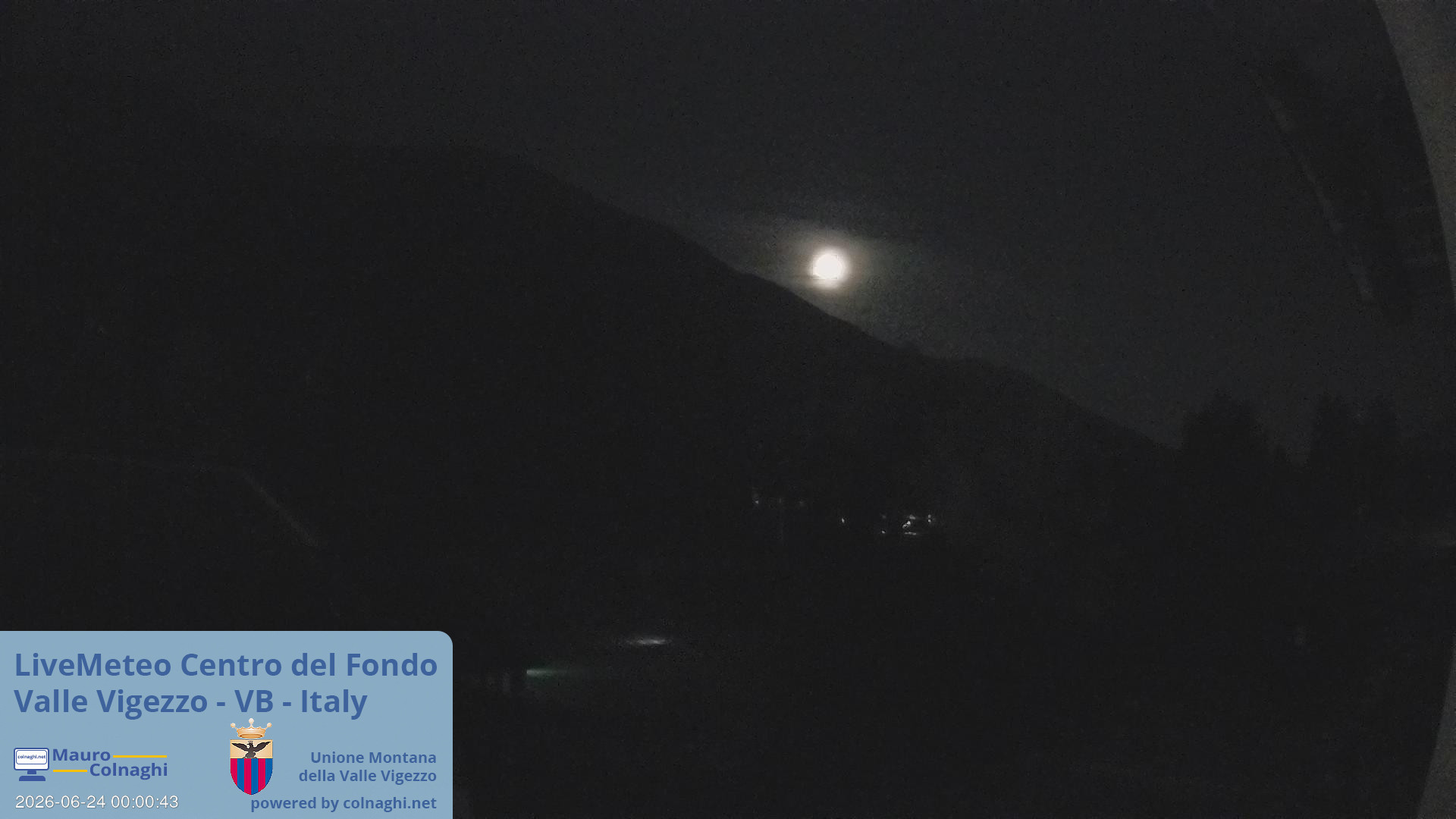 time-lapse frame, Unione Montana Valle Vigezzo webcam