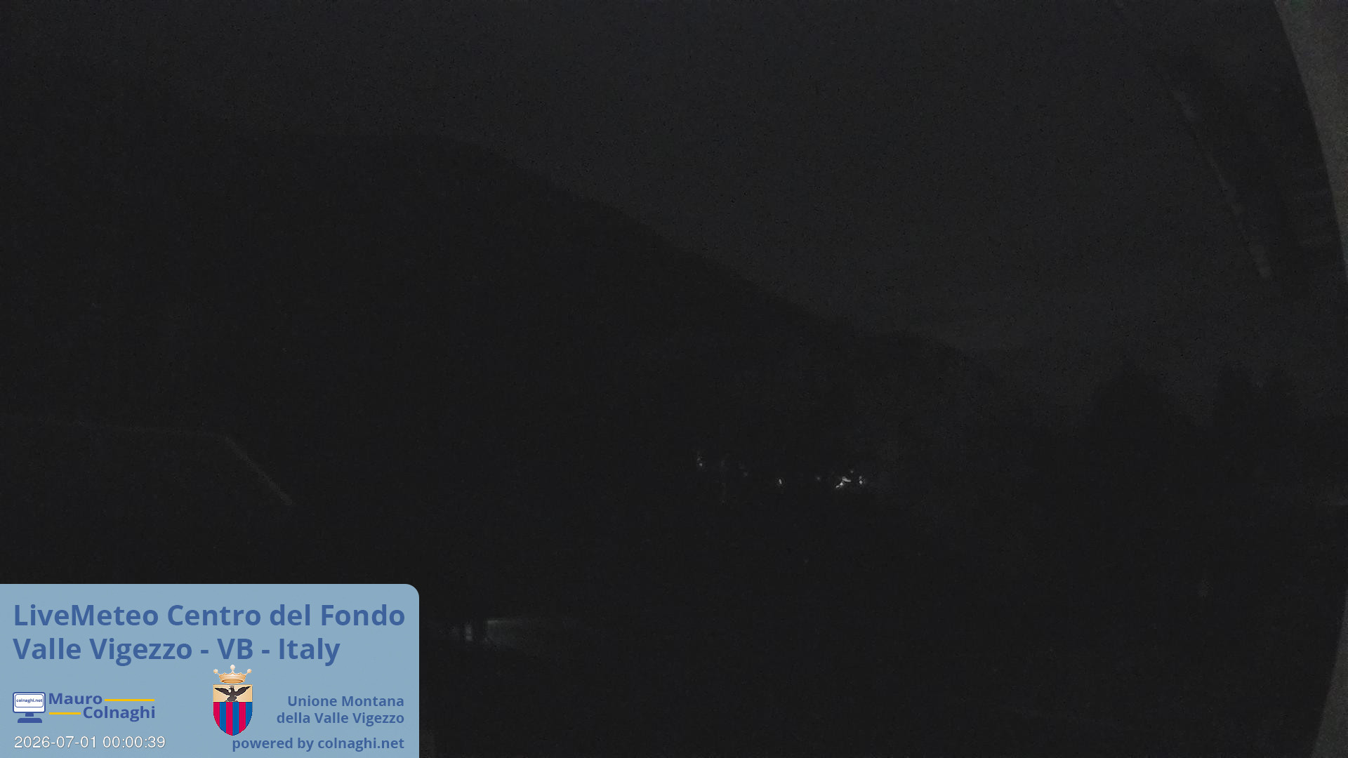 time-lapse frame, Unione Montana Valle Vigezzo webcam