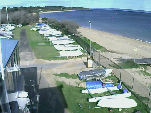 time-lapse frame, Cowes Yacht Club - West webcam