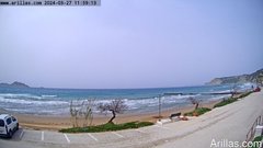 view from Arillas Corfu Live Webcam on 2024-03-27