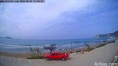 view from Arillas Corfu Live Webcam on 2024-04-02