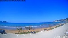 view from Arillas Corfu Live Webcam on 2024-04-07