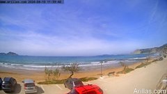 view from Arillas Corfu Live Webcam on 2024-04-10
