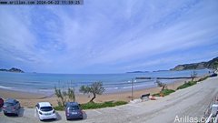 view from Arillas Corfu Live Webcam on 2024-04-22