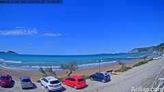 view from Arillas Corfu Live Webcam on 2024-04-25