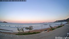 view from Arillas Corfu Live Webcam on 2024-04-26
