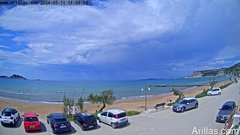 view from Arillas Corfu Live Webcam on 2024-05-11