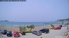 view from Arillas Corfu Live Webcam on 2024-05-18