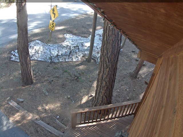 time-lapse frame, Tahoe Woods webcam