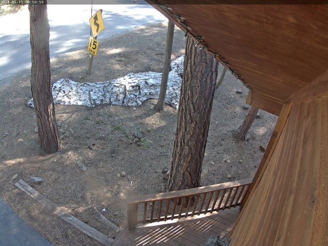 time-lapse frame, Tahoe Woods webcam