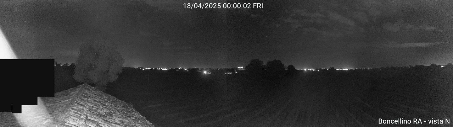 time-lapse frame, Boncellino Nord webcam