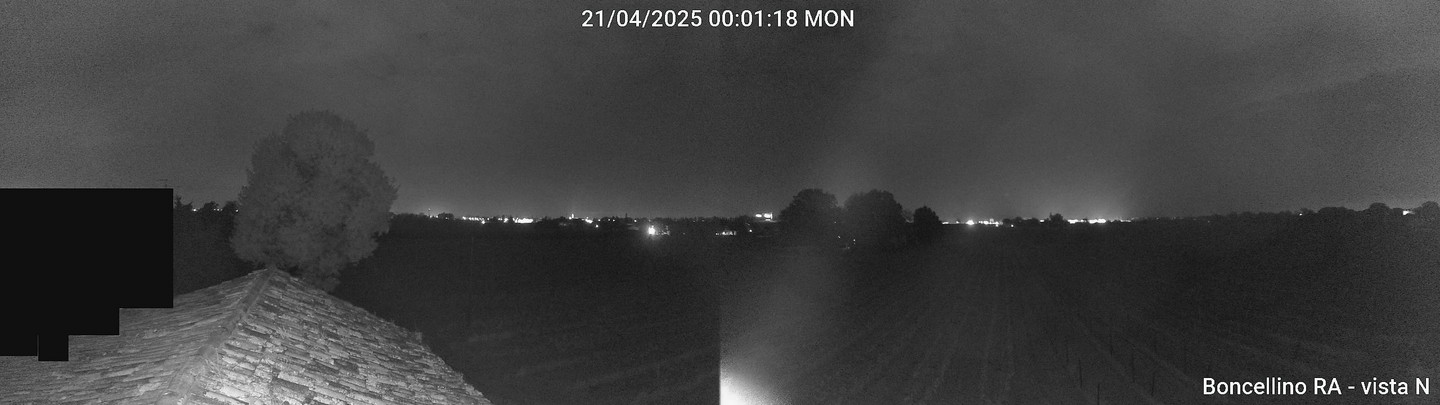 time-lapse frame, Boncellino Nord webcam