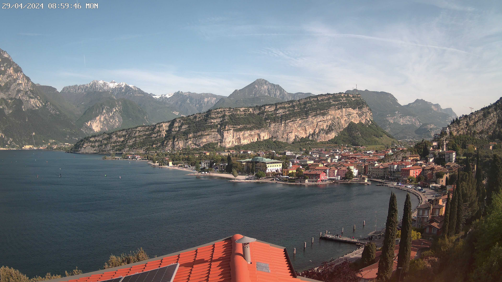 time-lapse frame, Torbole sul Garda - Busatte: Northern direction webcam